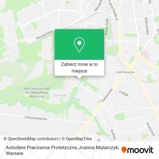 Mapa Astodent Pracownia Protetyczna Joanna Mularczyk