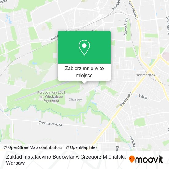 Mapa Zakład Instalacyjno-Budowlany. Grzegorz Michalski