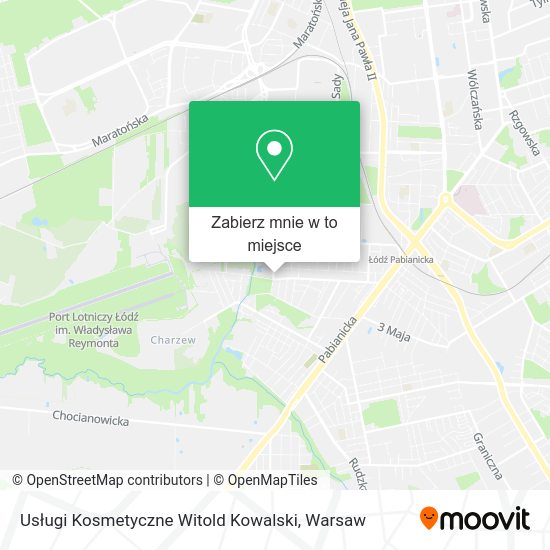 Mapa Usługi Kosmetyczne Witold Kowalski