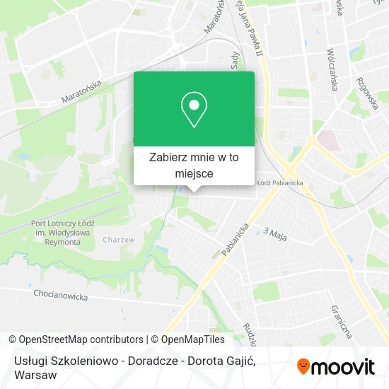 Mapa Usługi Szkoleniowo - Doradcze - Dorota Gajić