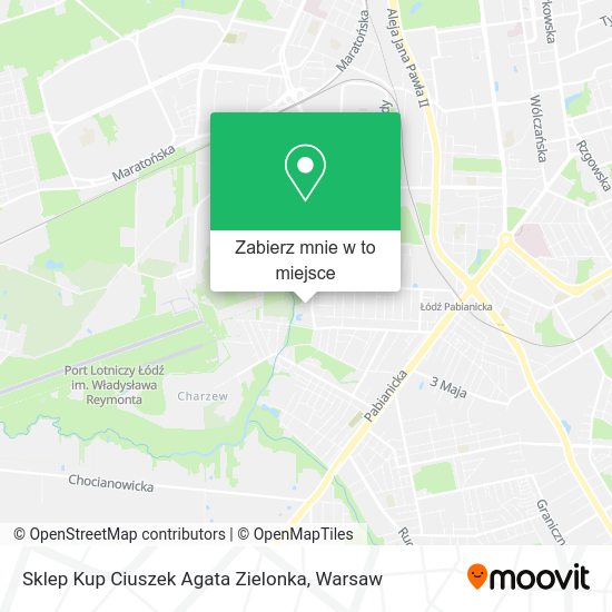 Mapa Sklep Kup Ciuszek Agata Zielonka