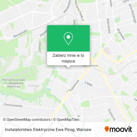 Mapa Instalatorstwo Elektryczne Ewa Pirog