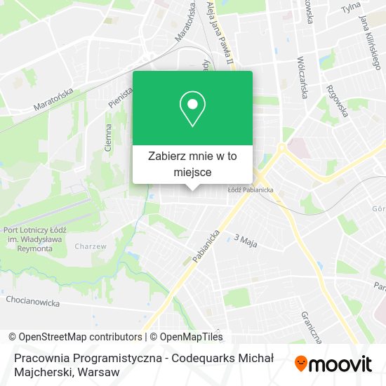 Mapa Pracownia Programistyczna - Codequarks Michał Majcherski