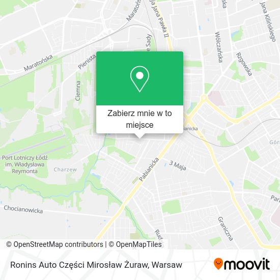 Mapa Ronins Auto Części Mirosław Żuraw