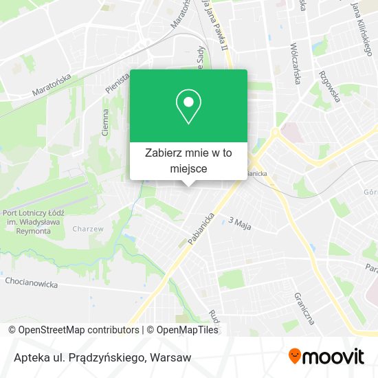 Mapa Apteka ul. Prądzyńskiego