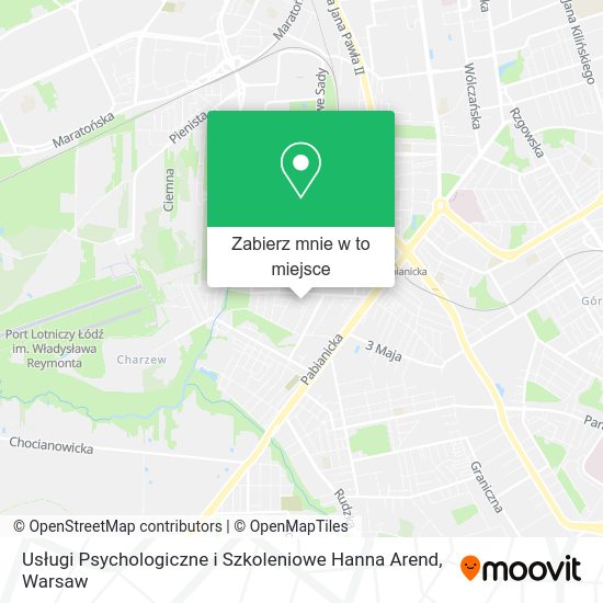 Mapa Usługi Psychologiczne i Szkoleniowe Hanna Arend