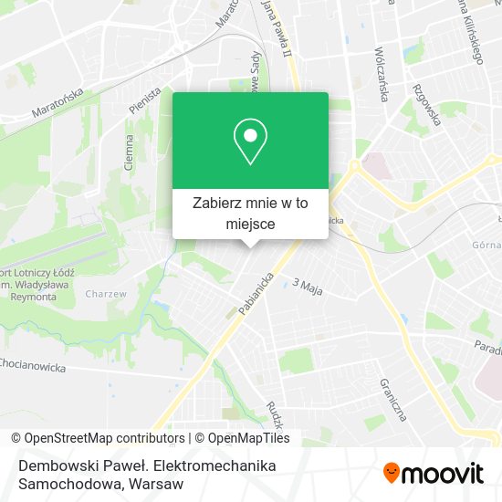 Mapa Dembowski Paweł. Elektromechanika Samochodowa