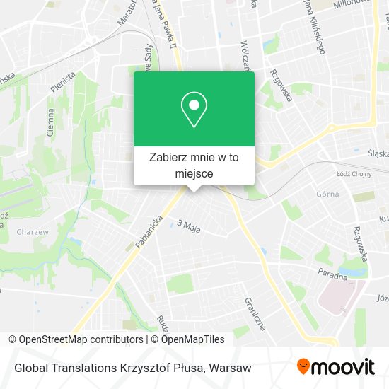 Mapa Global Translations Krzysztof Płusa