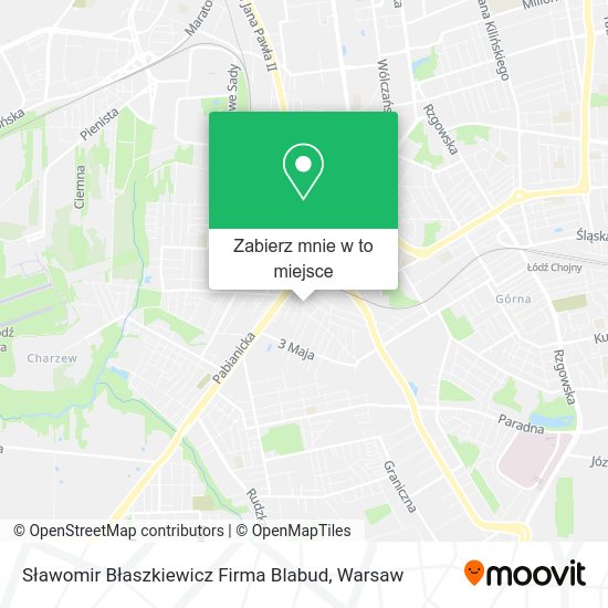 Mapa Sławomir Błaszkiewicz Firma Blabud