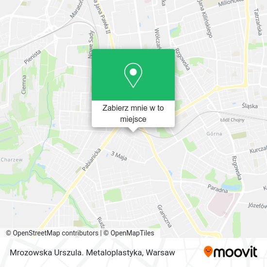 Mapa Mrozowska Urszula. Metaloplastyka