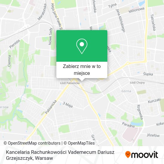 Mapa Kancelaria Rachunkowości Vademecum Dariusz Grzejszczyk