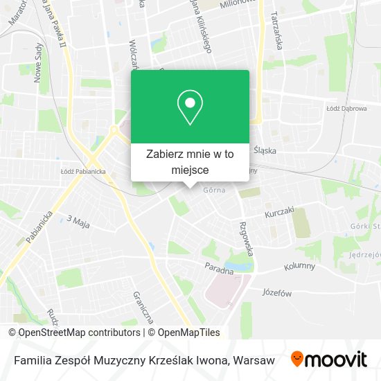 Mapa Familia Zespół Muzyczny Krześlak Iwona