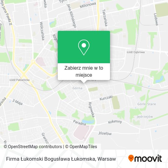 Mapa Firma Łukomski Bogusława Łukomska