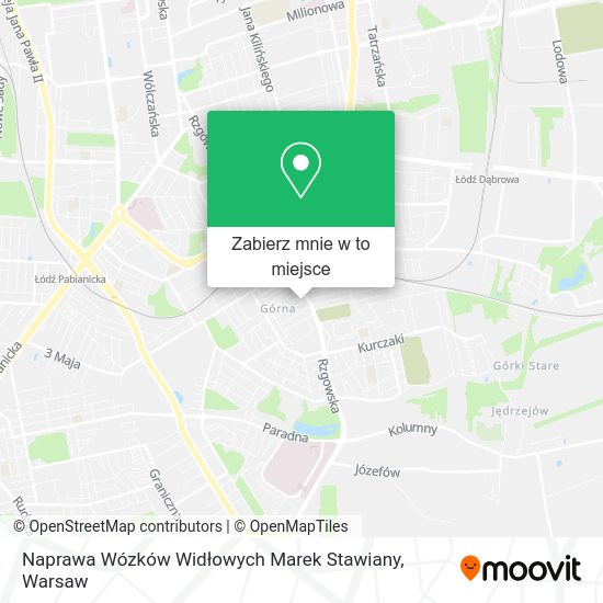 Mapa Naprawa Wózków Widłowych Marek Stawiany