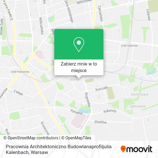 Mapa Pracownia Architektoniczno Budowlanaprofiljulia Kalenbach