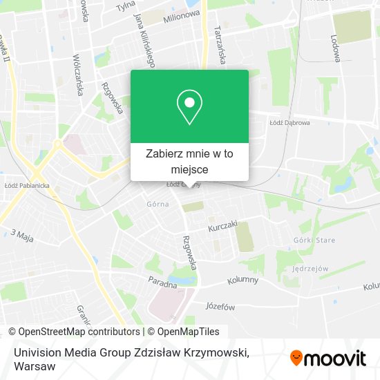 Mapa Univision Media Group Zdzisław Krzymowski