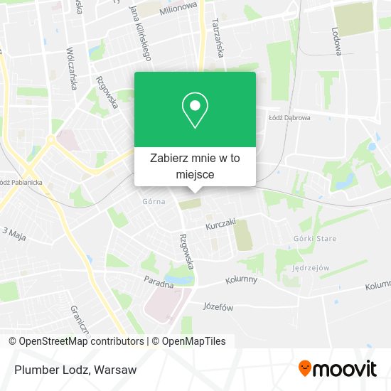 Mapa Plumber Lodz