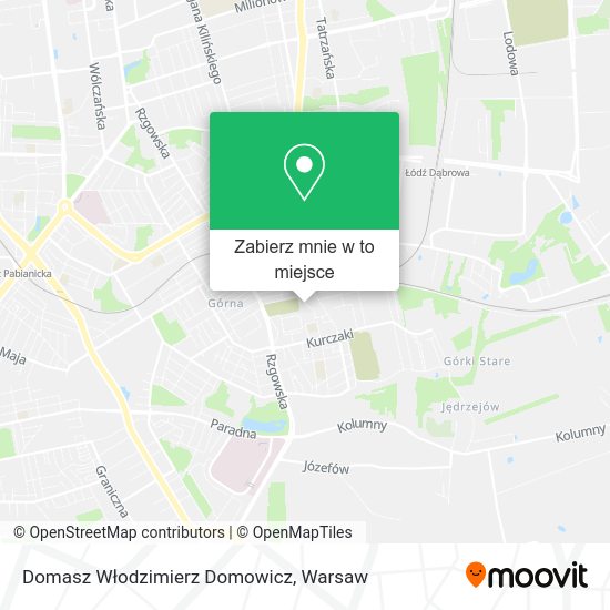 Mapa Domasz Włodzimierz Domowicz