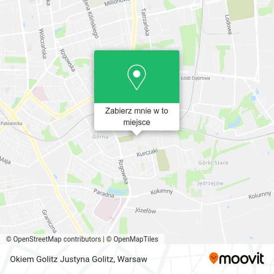 Mapa Okiem Golitz Justyna Golitz