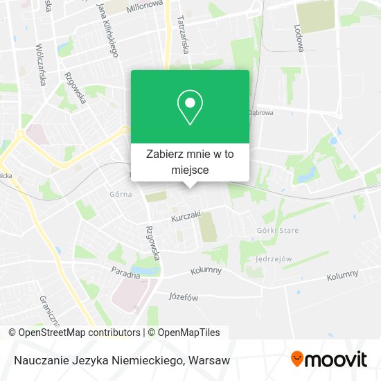 Mapa Nauczanie Jezyka Niemieckiego