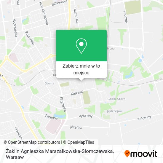 Mapa Żaklin Agnieszka Marszałkowska-Słomczewska