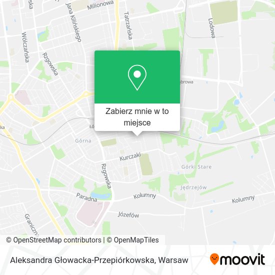 Mapa Aleksandra Głowacka-Przepiórkowska