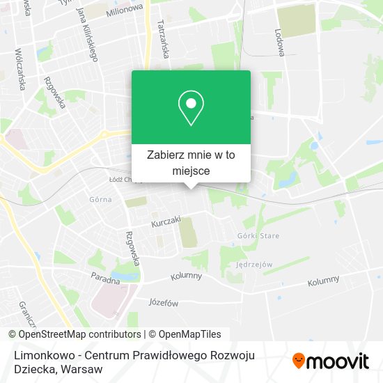 Mapa Limonkowo - Centrum Prawidłowego Rozwoju Dziecka