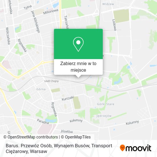 Mapa Barus. Przewóz Osób, Wynajem Busów, Transport Ciężarowy