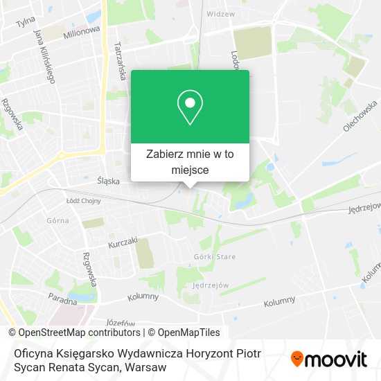 Mapa Oficyna Księgarsko Wydawnicza Horyzont Piotr Sycan Renata Sycan