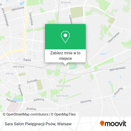 Mapa Sara Salon Pielęgnacji Psów