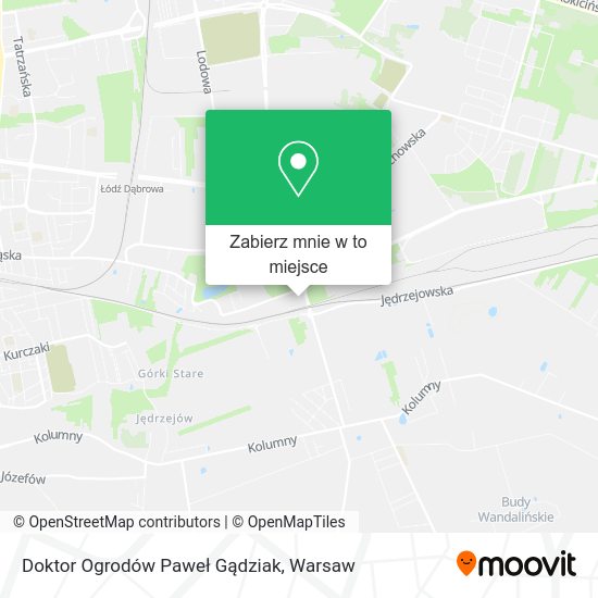 Mapa Doktor Ogrodów Paweł Gądziak