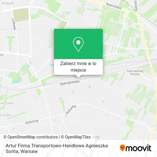 Mapa Artur Firma Transportowo-Handlowa Agnieszka Sońta