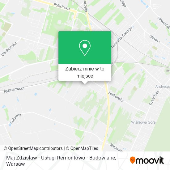 Mapa Maj Zdzisław - Usługi Remontowo - Budowlane