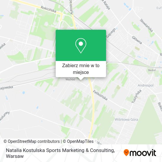 Mapa Natalia Kostulska Sports Marketing & Consulting