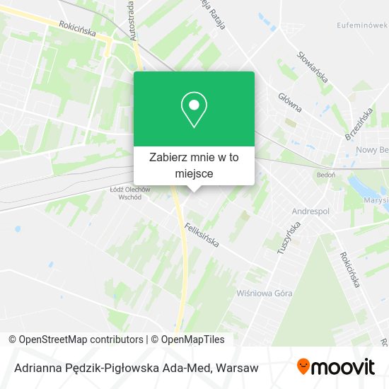 Mapa Adrianna Pędzik-Pigłowska Ada-Med