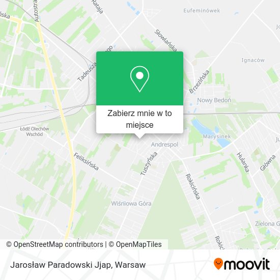 Mapa Jarosław Paradowski Jjap