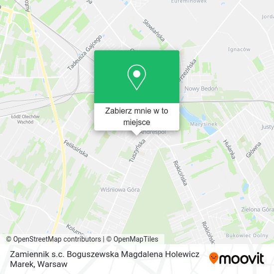 Mapa Zamiennik s.c. Boguszewska Magdalena Holewicz Marek