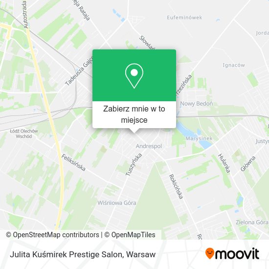 Mapa Julita Kuśmirek Prestige Salon