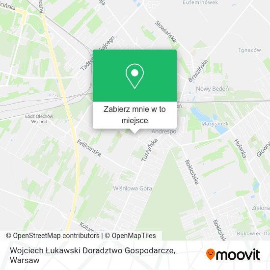 Mapa Wojciech Łukawski Doradztwo Gospodarcze