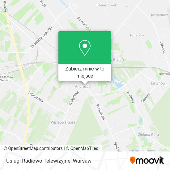 Mapa Uslugi Radiowo Telewizyjne