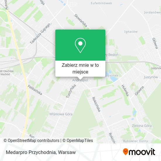 Mapa Medarpro Przychodnia