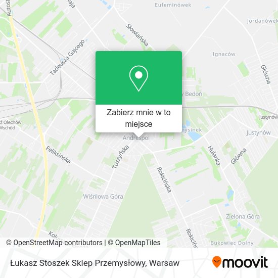 Mapa Łukasz Stoszek Sklep Przemysłowy