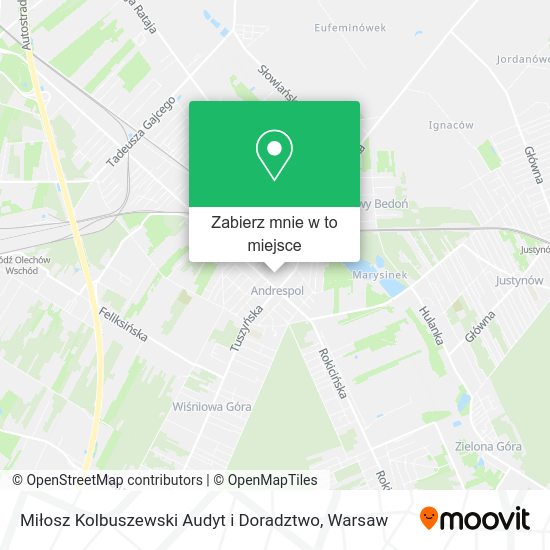 Mapa Miłosz Kolbuszewski Audyt i Doradztwo