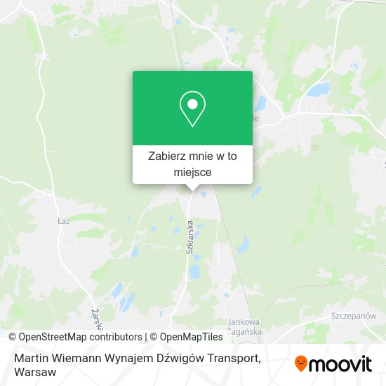 Mapa Martin Wiemann Wynajem Dźwigów Transport