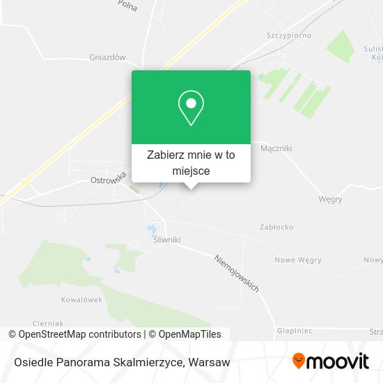 Mapa Osiedle Panorama Skalmierzyce