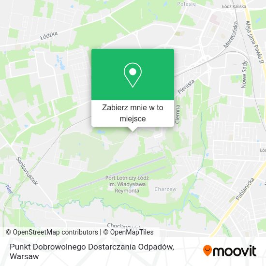 Mapa Punkt Dobrowolnego Dostarczania Odpadów