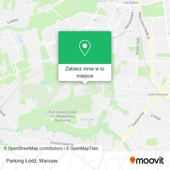 Mapa Parking Łódź