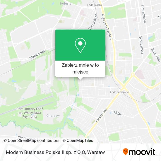 Mapa Modern Business Polska II sp. z O.O