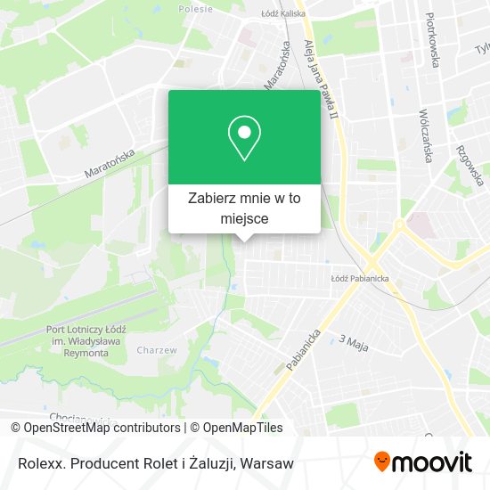 Mapa Rolexx. Producent Rolet i Żaluzji