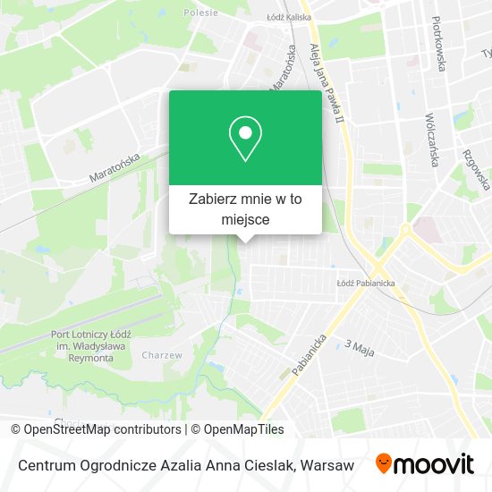 Mapa Centrum Ogrodnicze Azalia Anna Cieslak